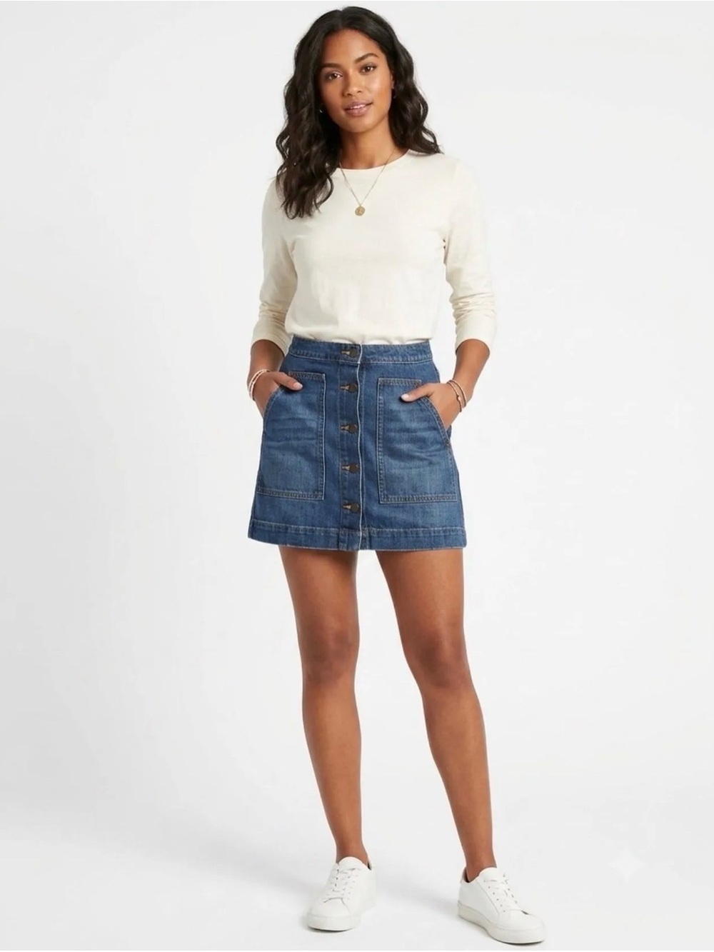 Veronica Beard denim mini skirt size 27